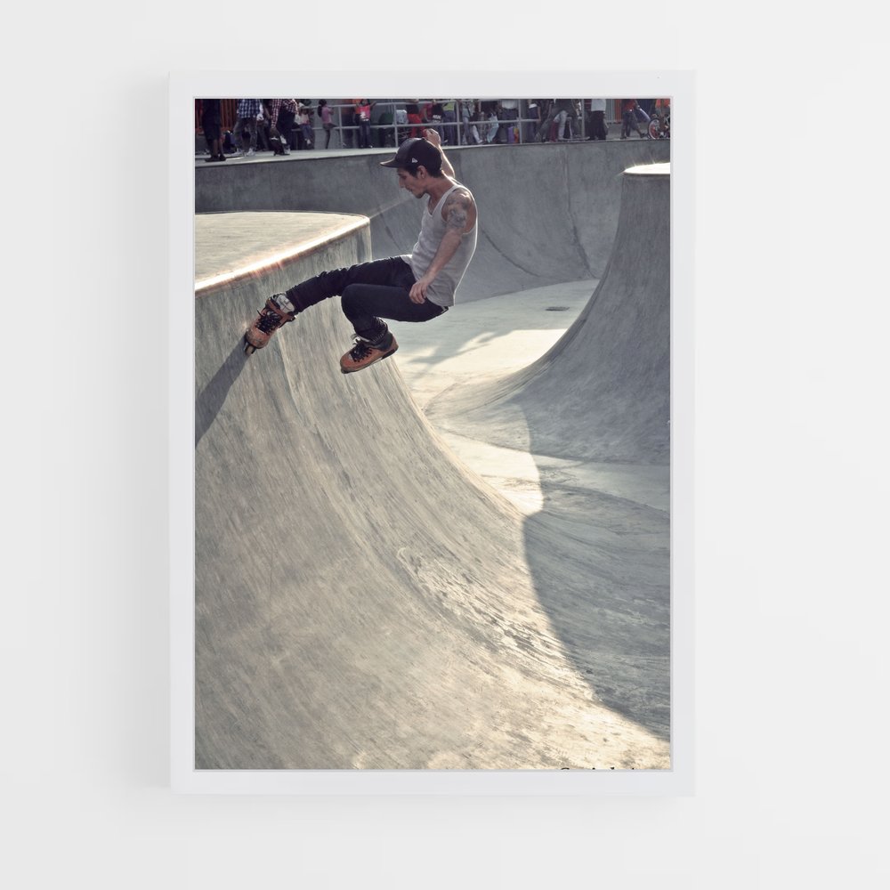 Poster Ride the Ramp – affiche Rollerblade (vue 3)